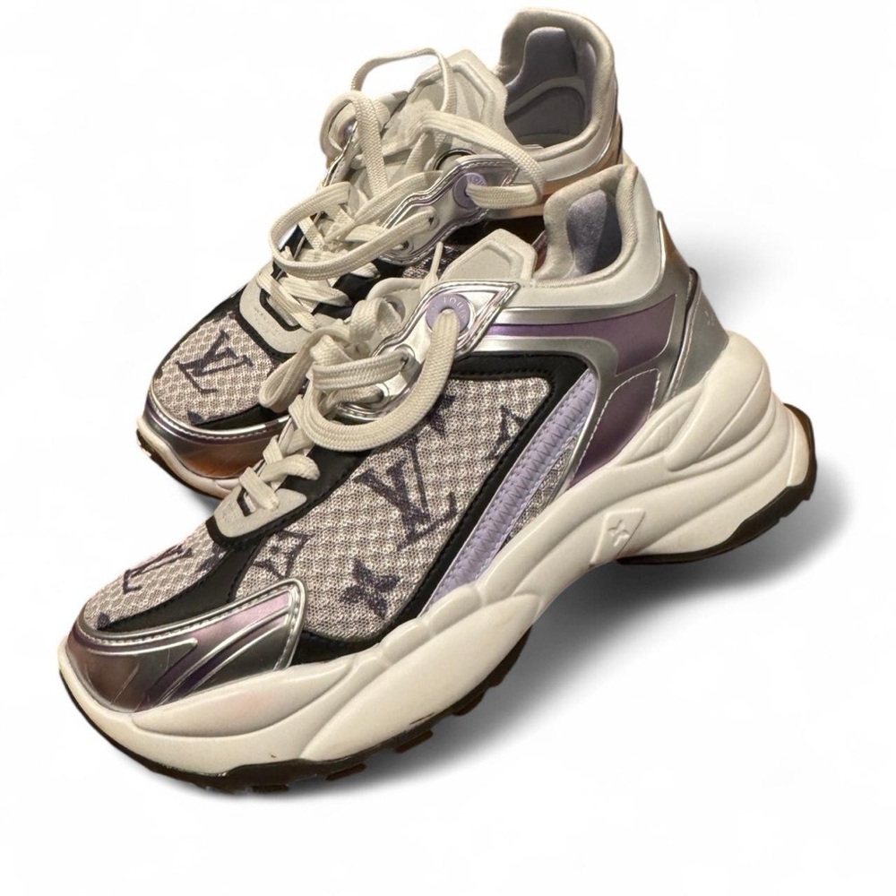 Louis Vuitton grey trainers